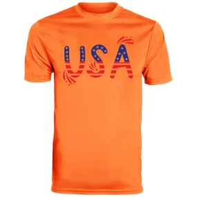 Flag USA CLOSEOUT - 791 Youth Moisture-Wicking Tee