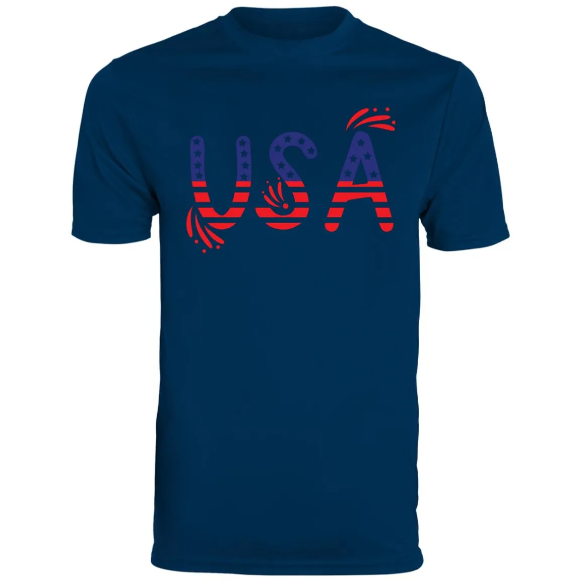 Flag USA CLOSEOUT - 791 Youth Moisture-Wicking Tee