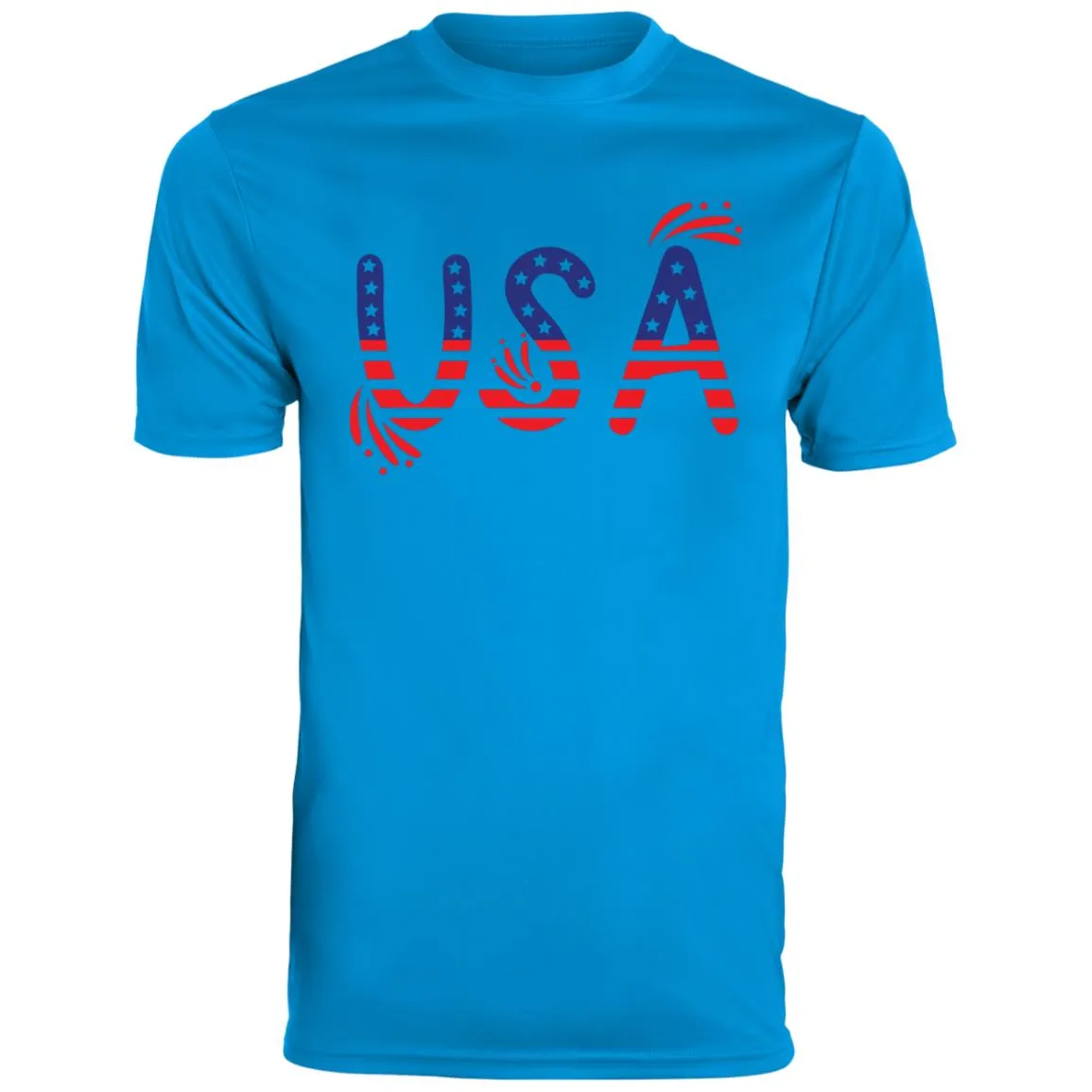 Flag USA CLOSEOUT - 791 Youth Moisture-Wicking Tee