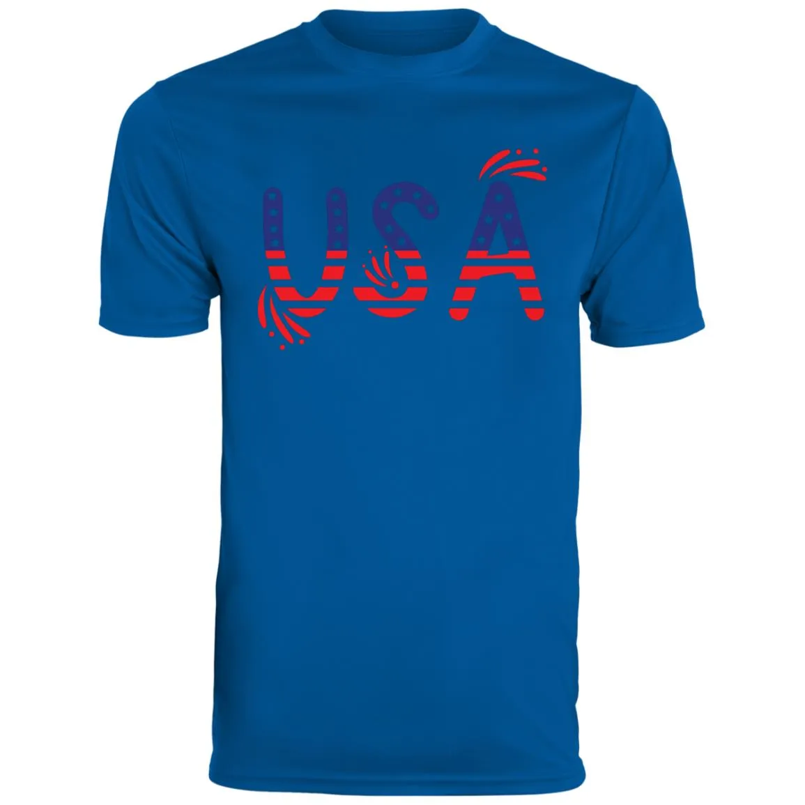 Flag USA CLOSEOUT - 791 Youth Moisture-Wicking Tee