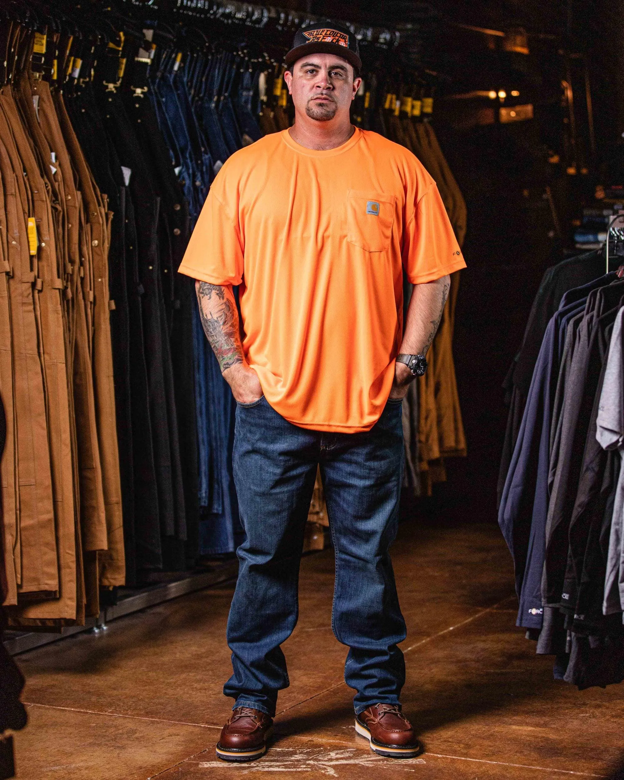 Force Color Enhanced Short Sleeve T-Shirt (Brite Orange)