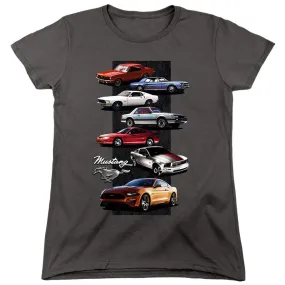 Ford Mustang Stack Women's Short-Sleeve T-Shirt