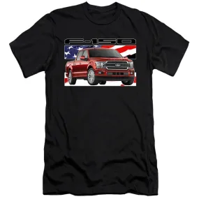 Ford Trucks F-150 American Flag Short-Sleeve T-Shirt