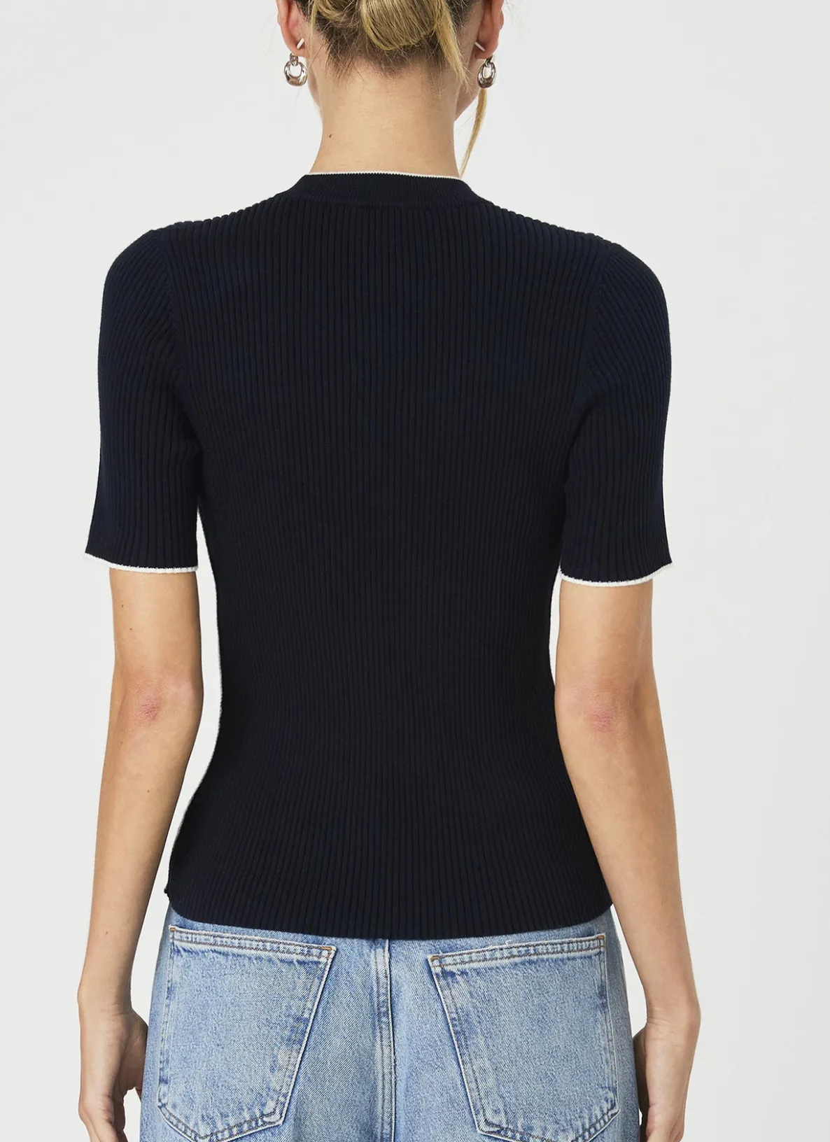 FRENCH CONNECTION MOZZA SHORT SLEEVE JUMPER