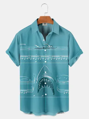 Fydude Men'S Classic Movie Character Printed Shirt