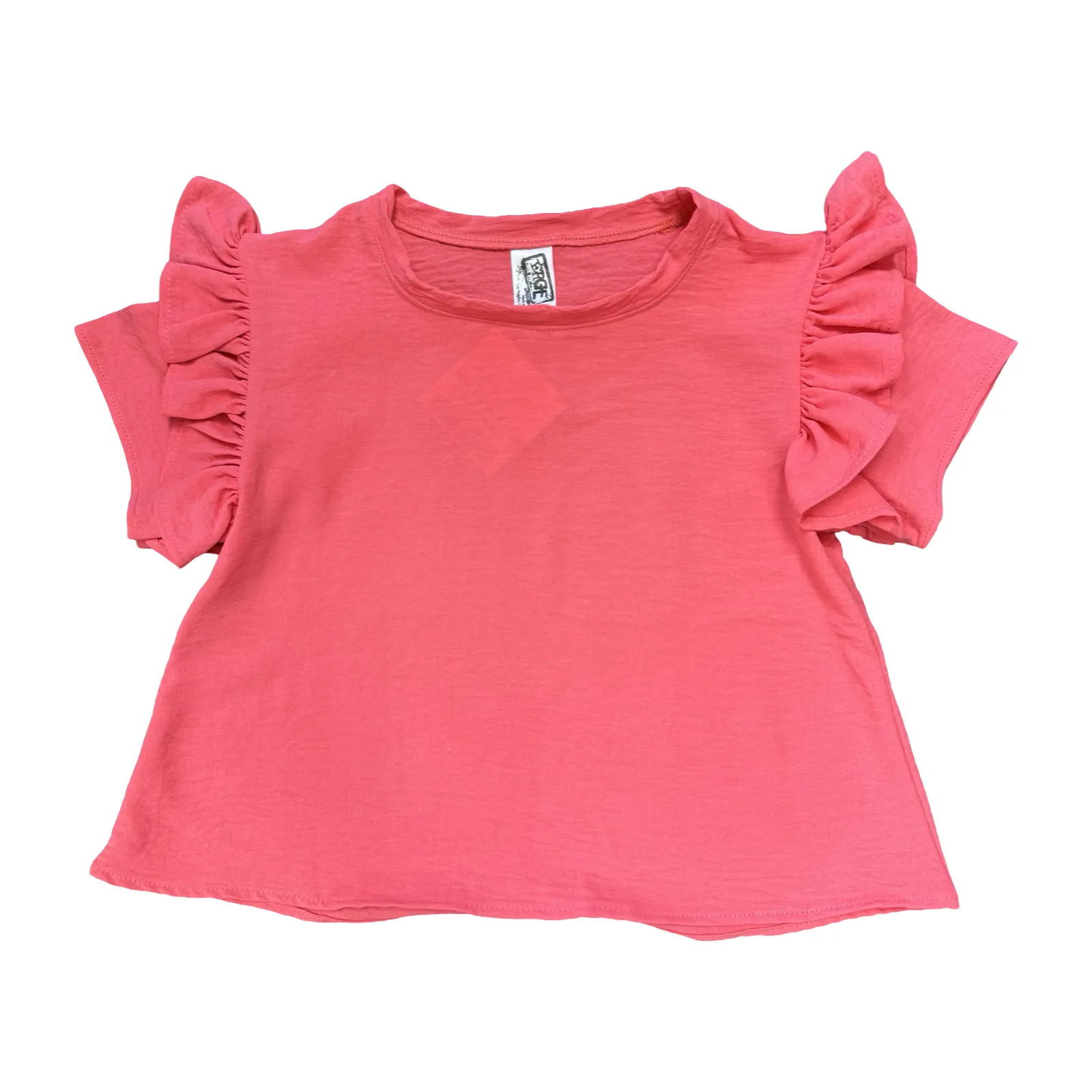 Girls- Erge Airflow Ruffled Sleeve Top