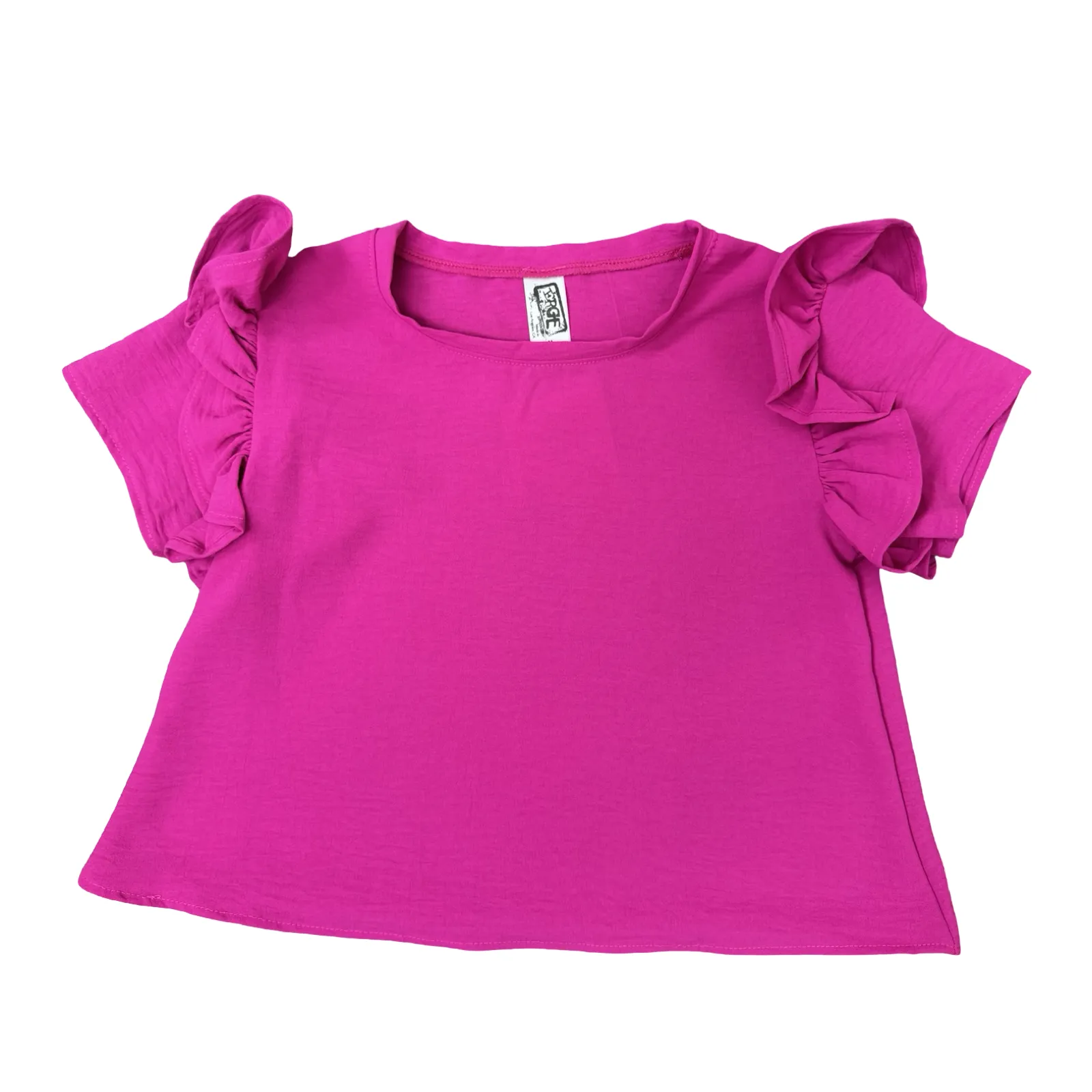 Girls- Erge Airflow Ruffled Sleeve Top
