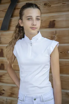 Girls Seville Sleeveless Competition Shirt