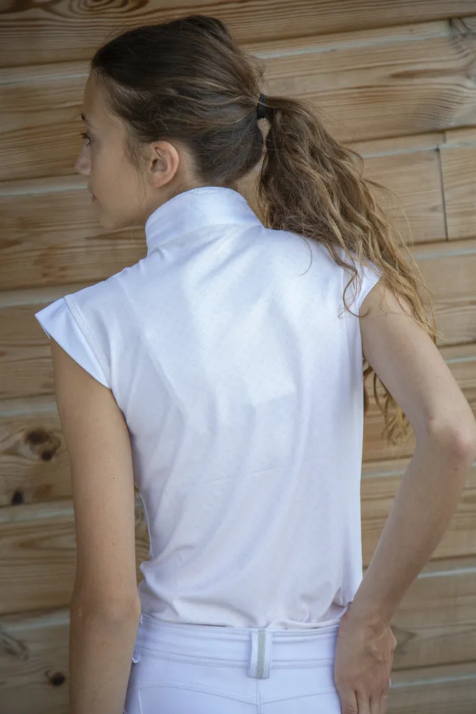 Girls Seville Sleeveless Competition Shirt