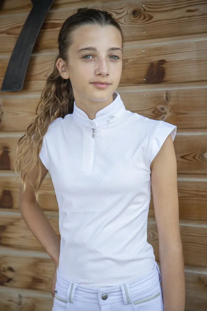 Girls Seville Sleeveless Competition Shirt