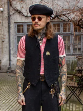 GRP, Neo Henley S/S, Ecru/ Red