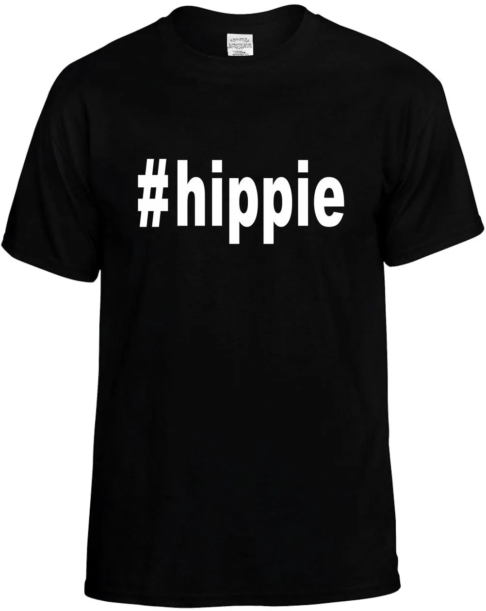 #Hippie Hashtag Unisex T-Shirt Novelty Graphic Tee Shirt