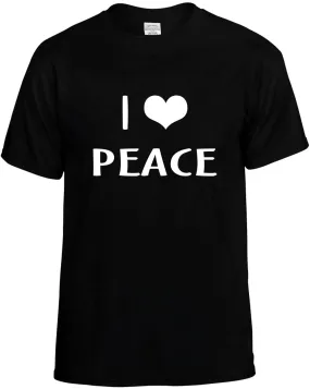 I Love Heart Peace Unisex T-Shirt Novelty Graphic Tee Shirt