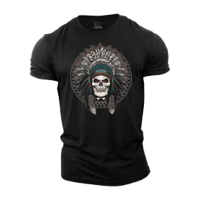 Indian Skeleton Cotton T-Shirt