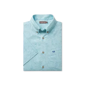 Island Linen Shirt - Flamingos