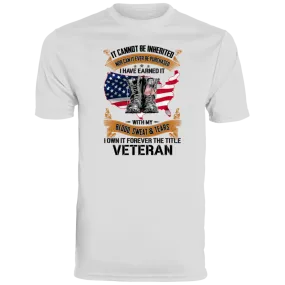 I've earned it  Men's Moisture-Wicking Tee