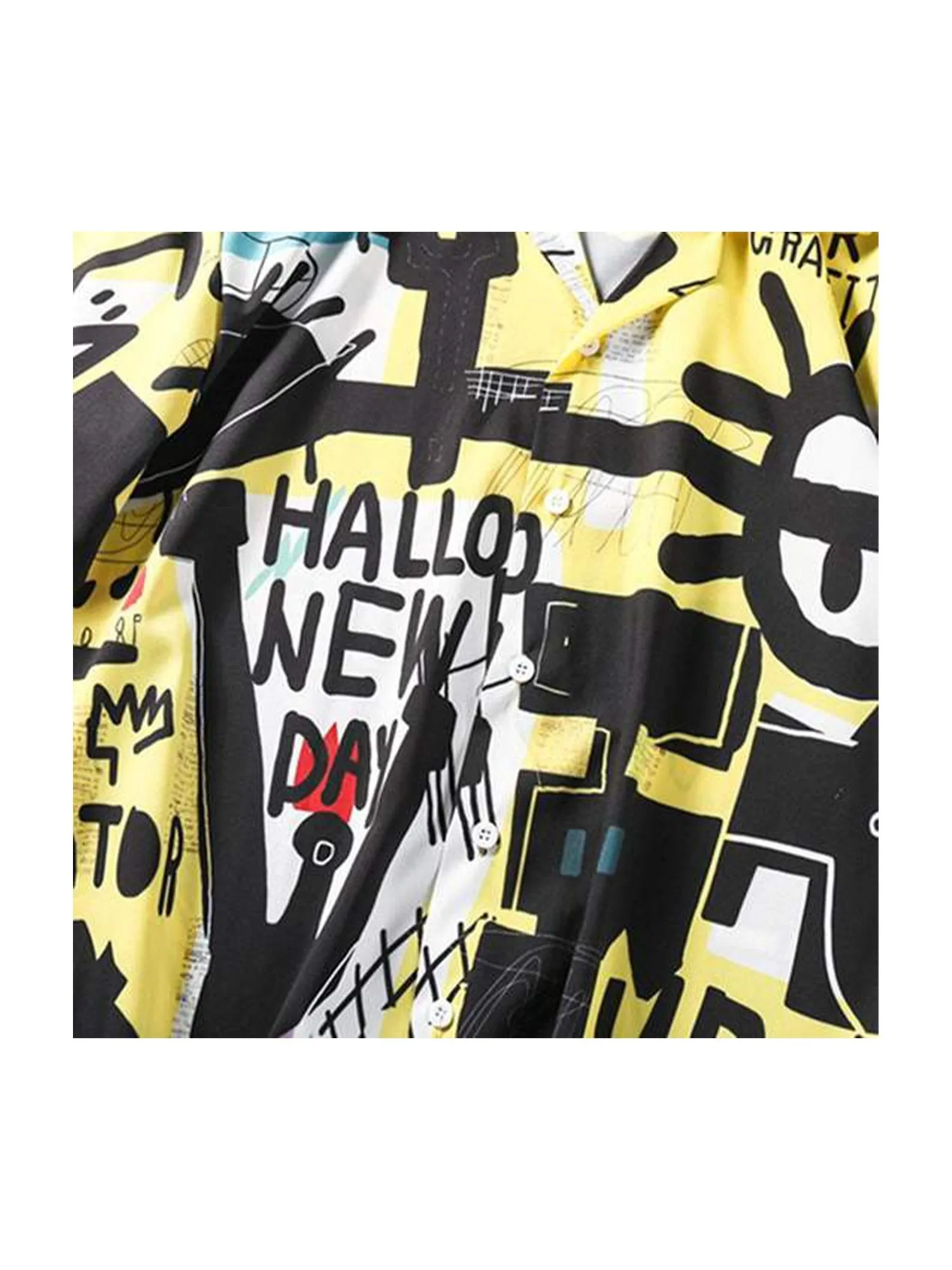 JUSTNOTAG Graffiti Short Sleeve Shirts