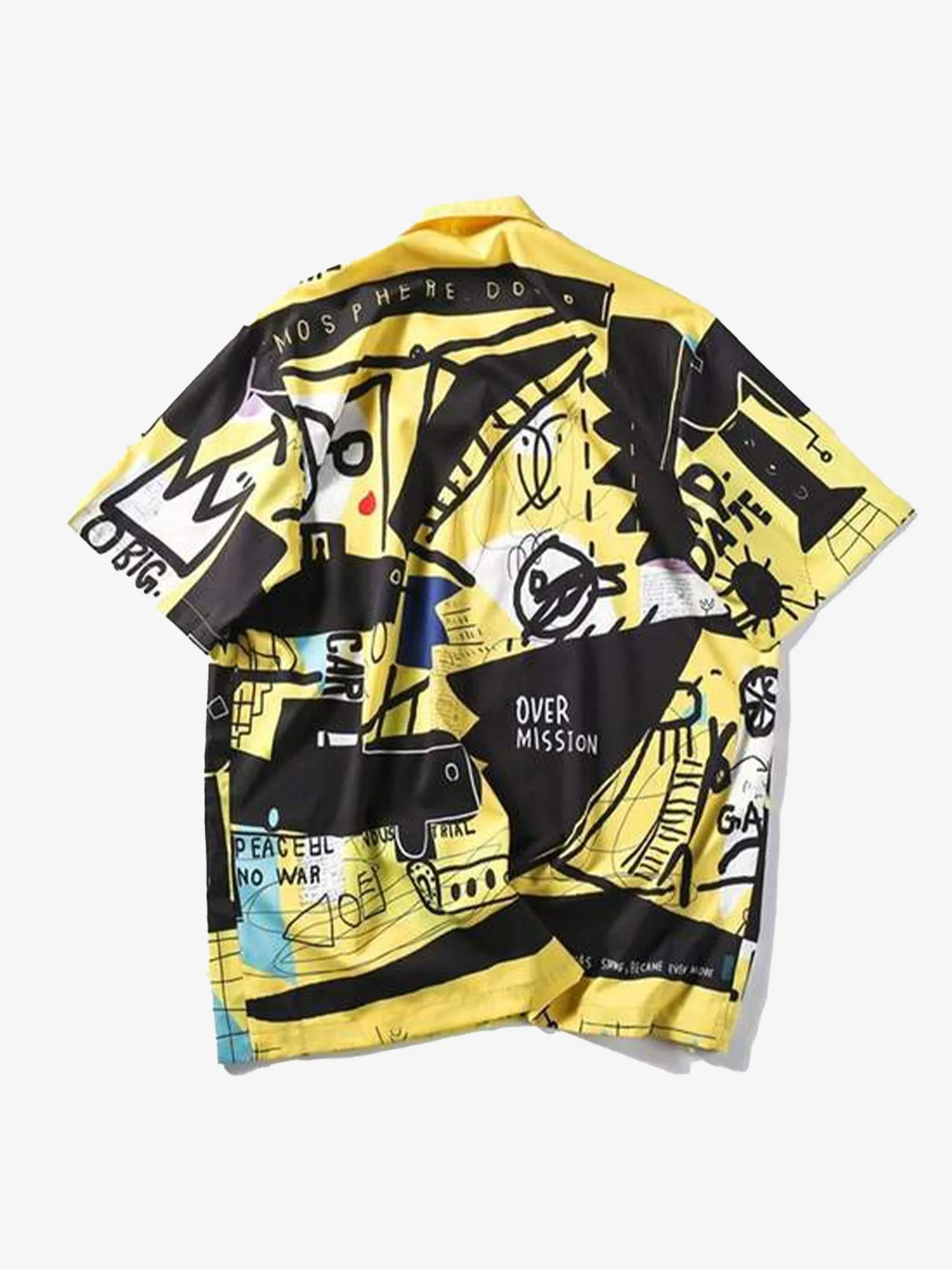 JUSTNOTAG Graffiti Short Sleeve Shirts