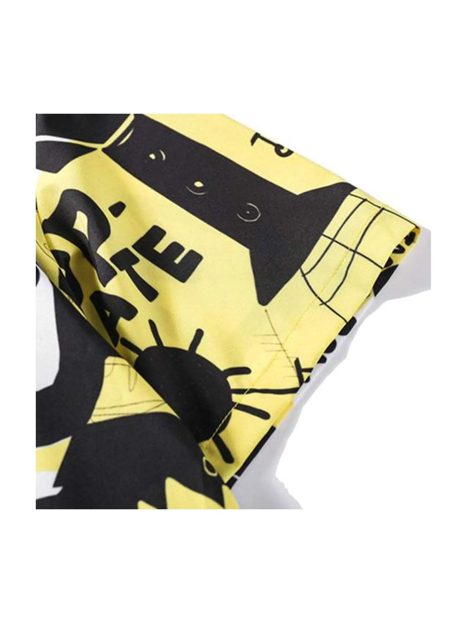 JUSTNOTAG Graffiti Short Sleeve Shirts