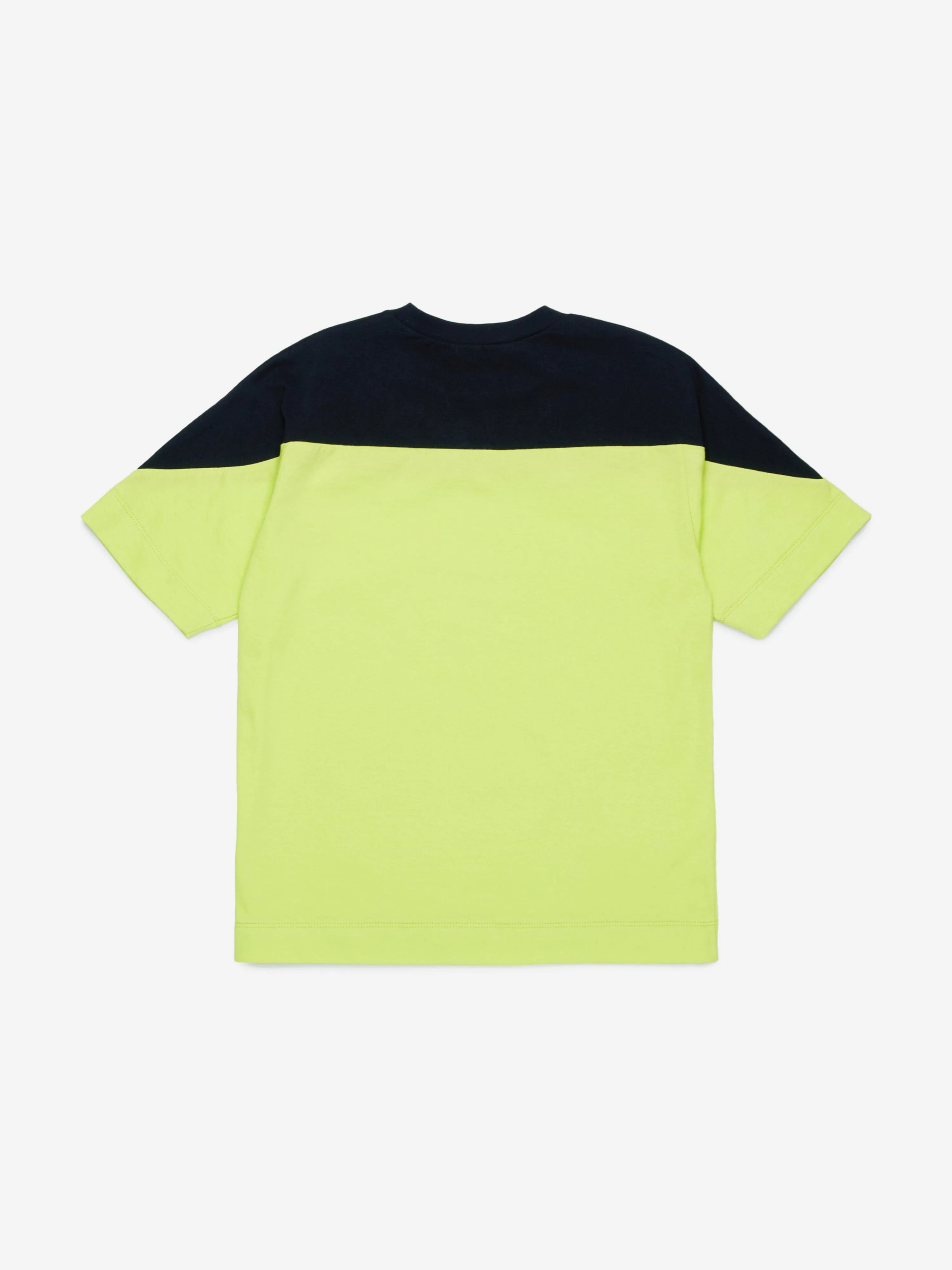 MARNI Kids Colourblock T-Shirt in Green