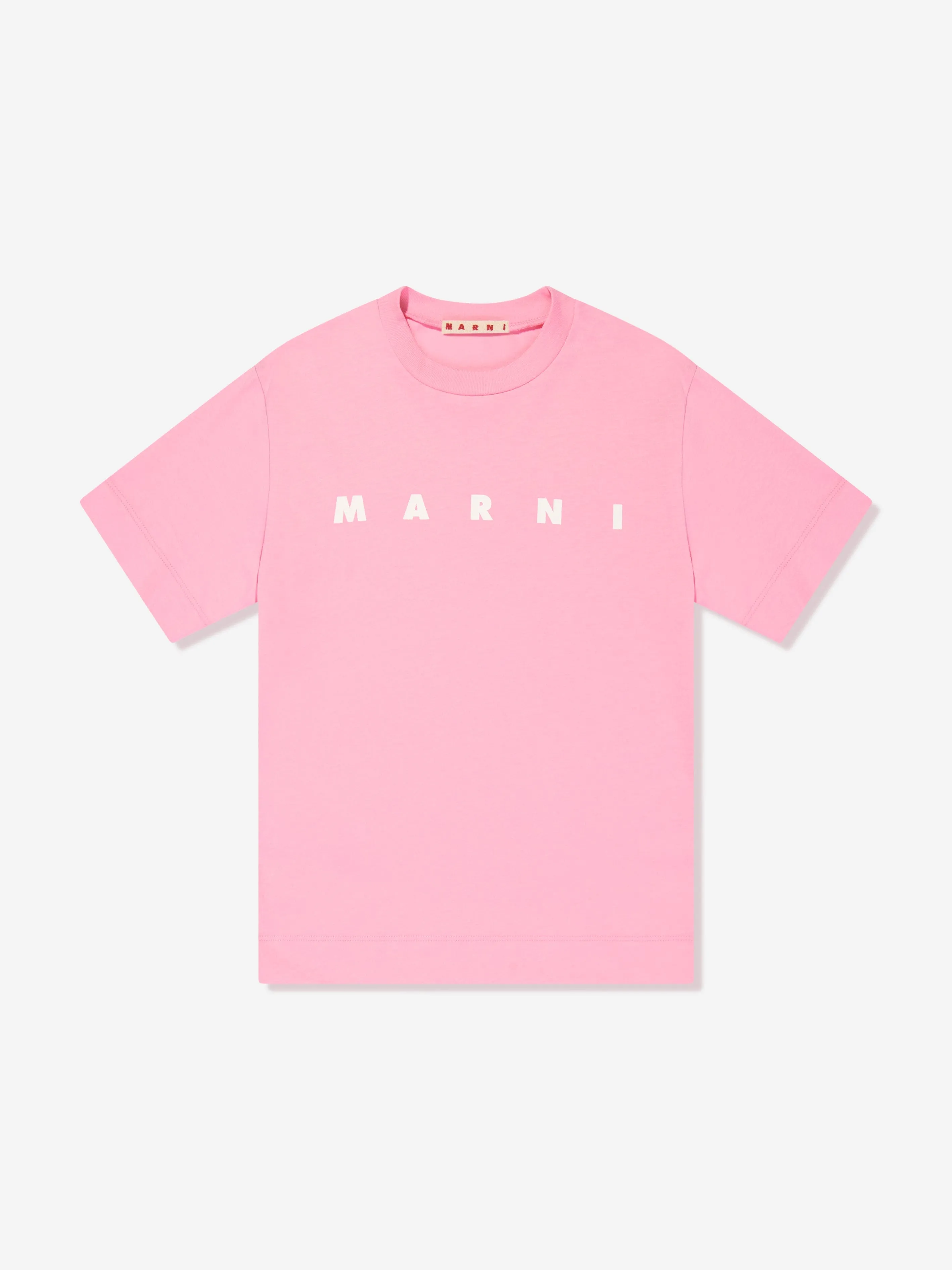 MARNI Kids Logo T-Shirt in Pink