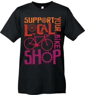 Mechanical Threads Support Your Local Shop T-Shirt