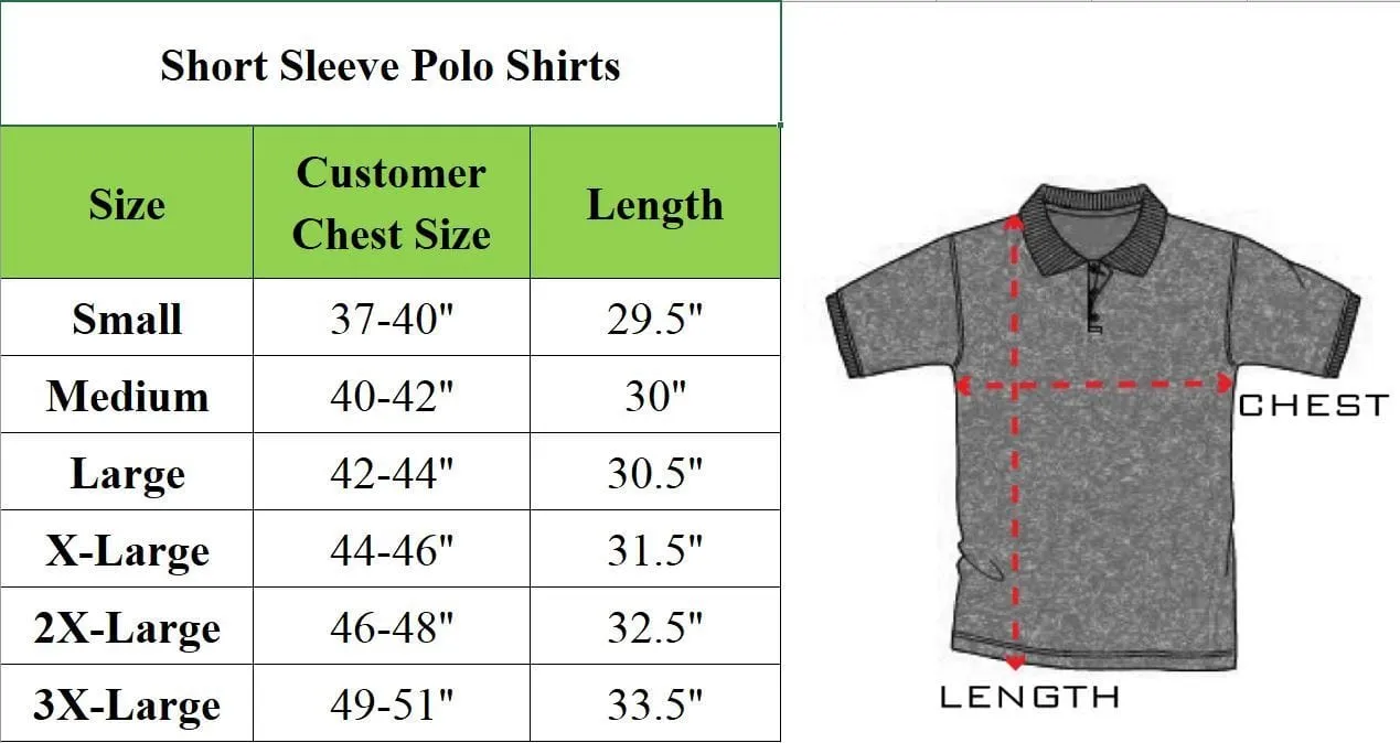 Men's Dry Fit Moisture-Wicking Polo Shirt