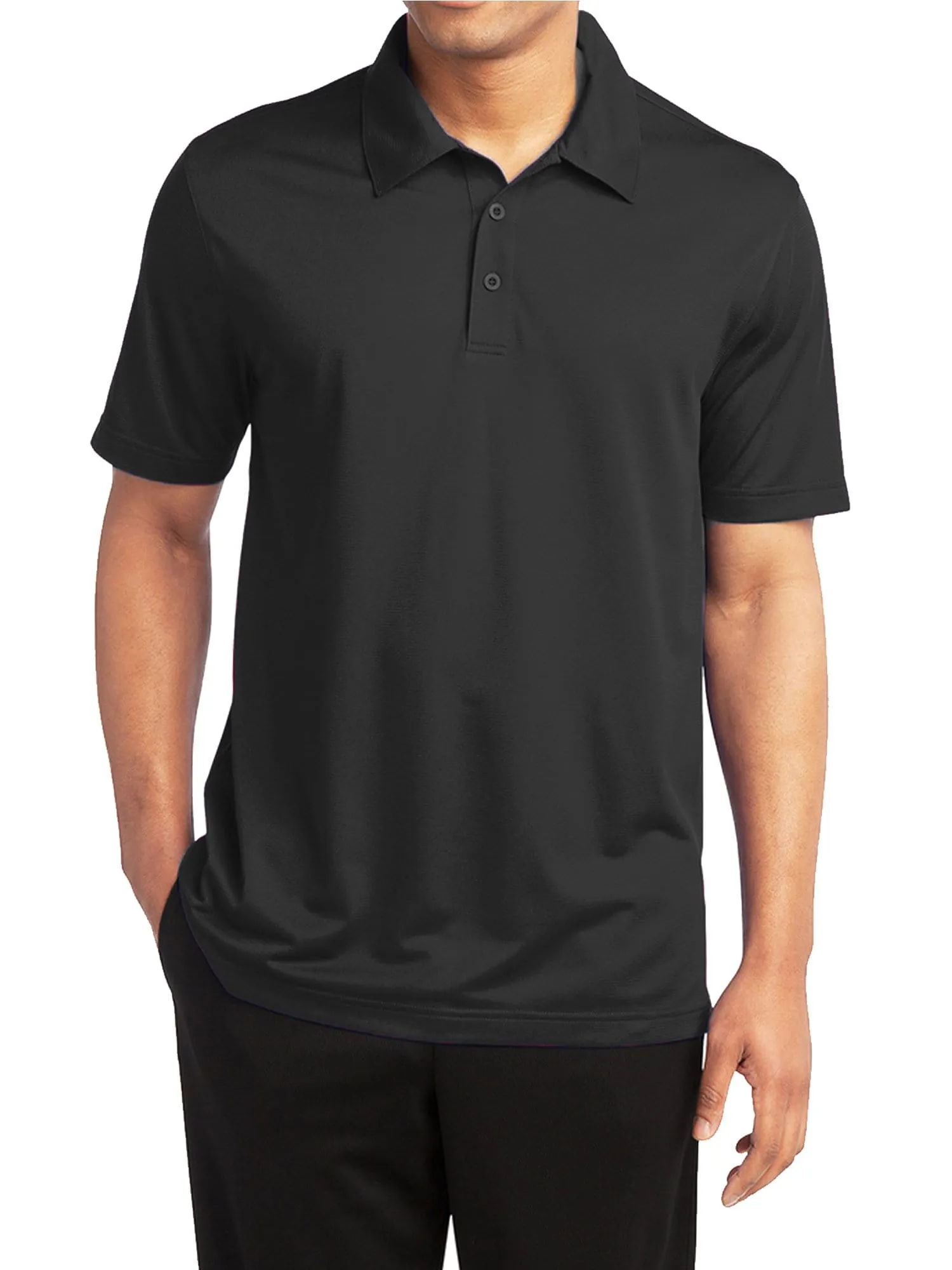 Men's Dry Fit Moisture-Wicking Polo Shirt