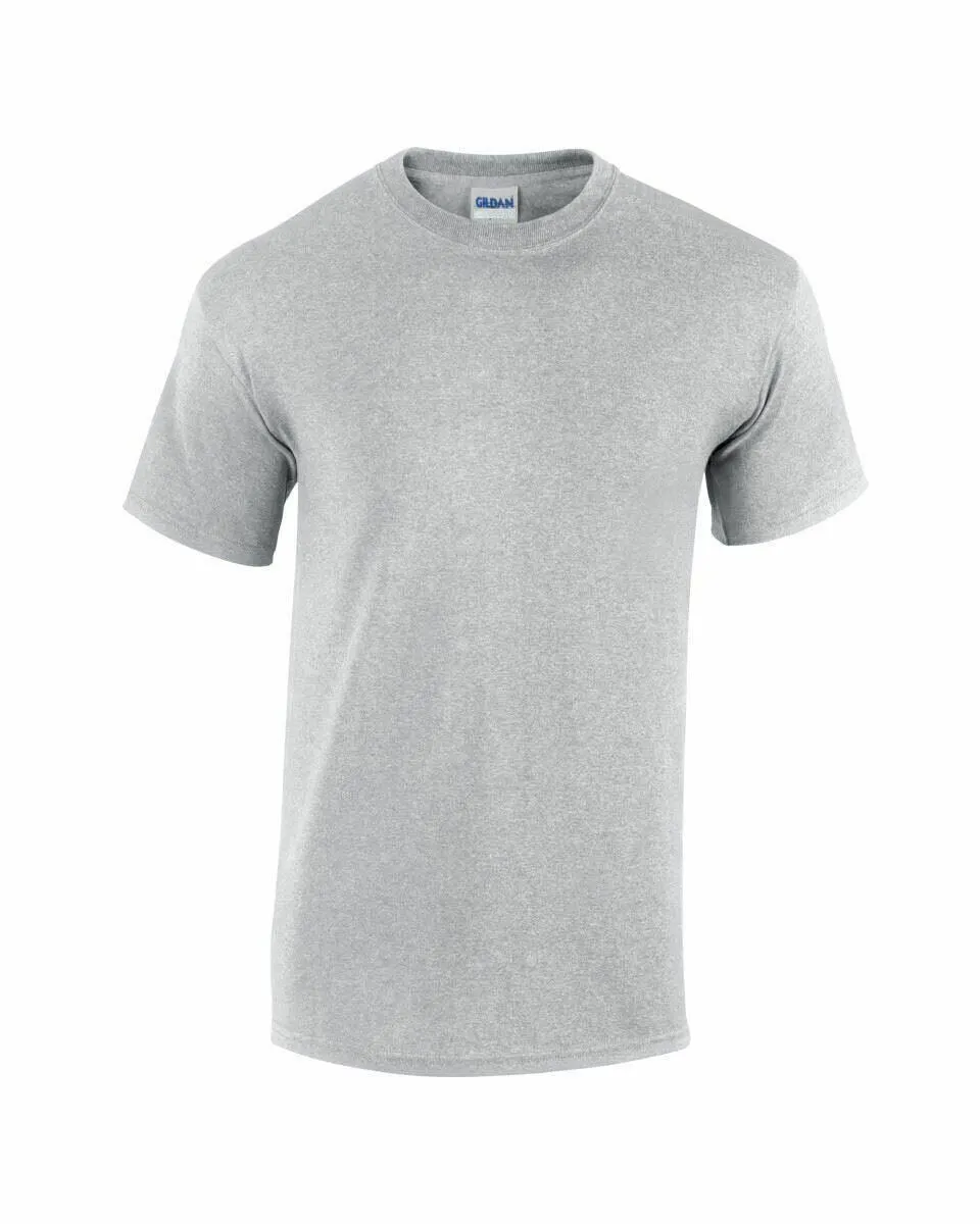 Mens Plain Top Shirt Gildan Cotton Crew Neck Top Unisex Short Sleeve T-Shirt S-2XL