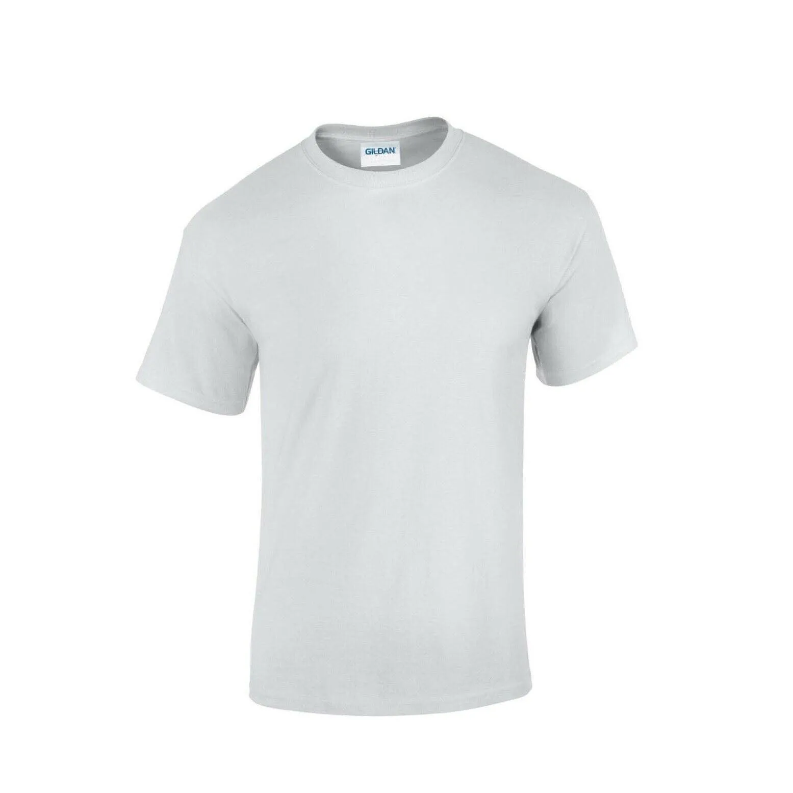 Mens Plain Top Shirt Gildan Cotton Crew Neck Top Unisex Short Sleeve T-Shirt S-2XL