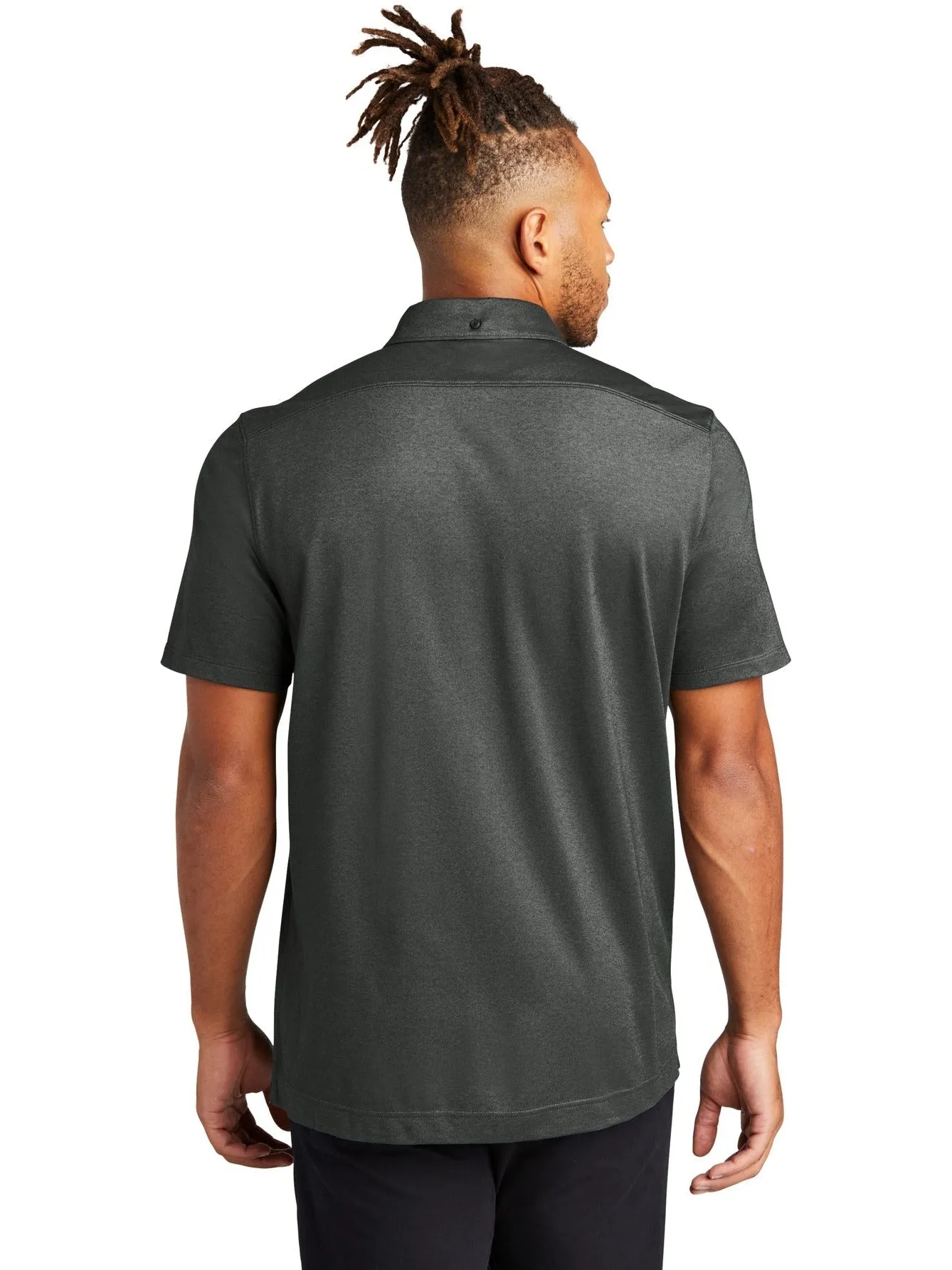 Mercer Mettle Stretch Pique Full-Button Polo