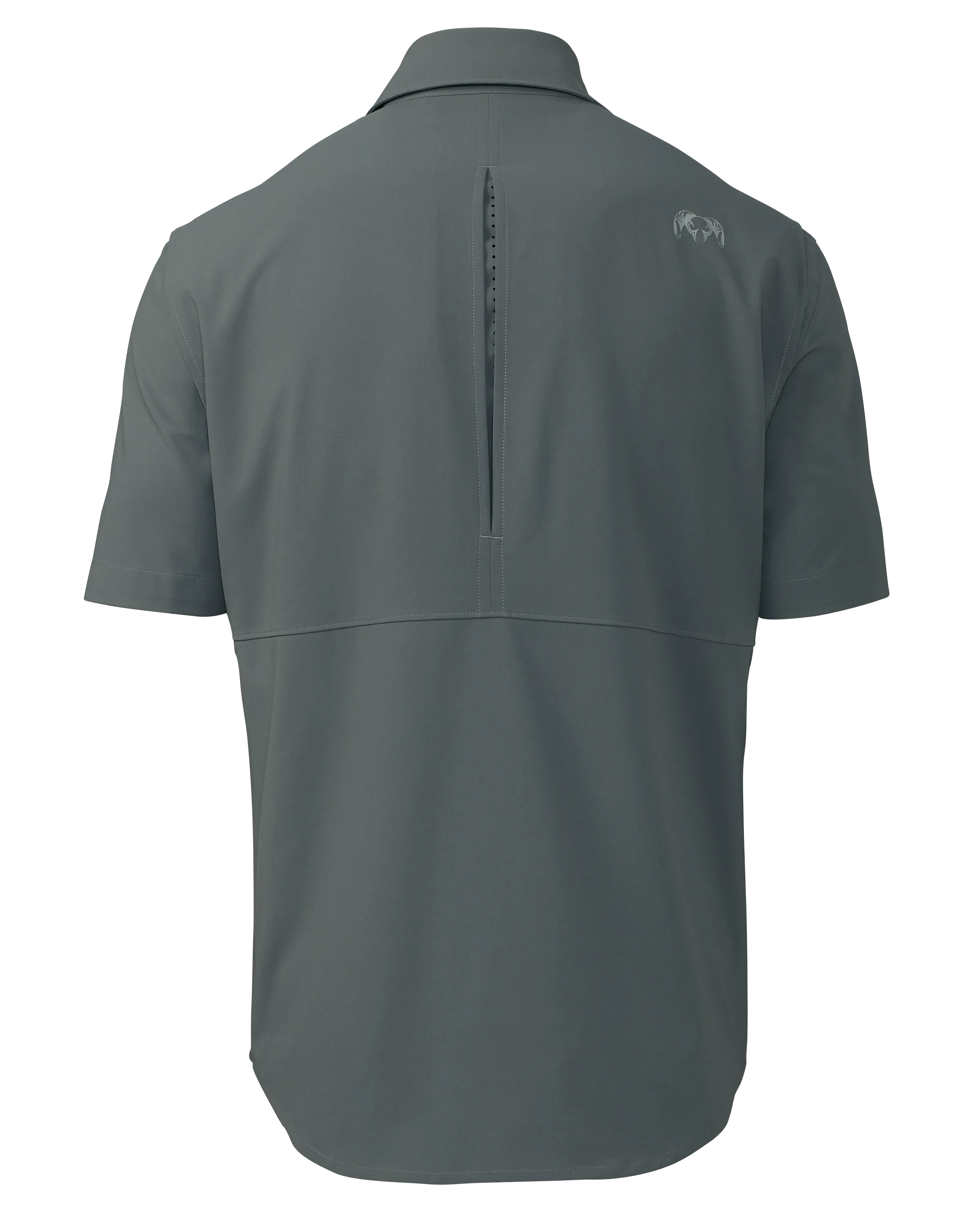 Mesa Vented SS Snap Shirt | Stone