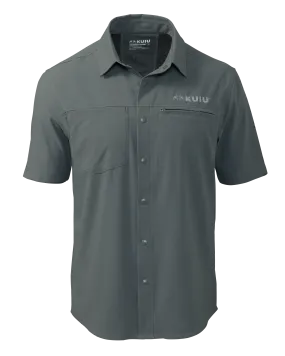 Mesa Vented SS Snap Shirt | Stone