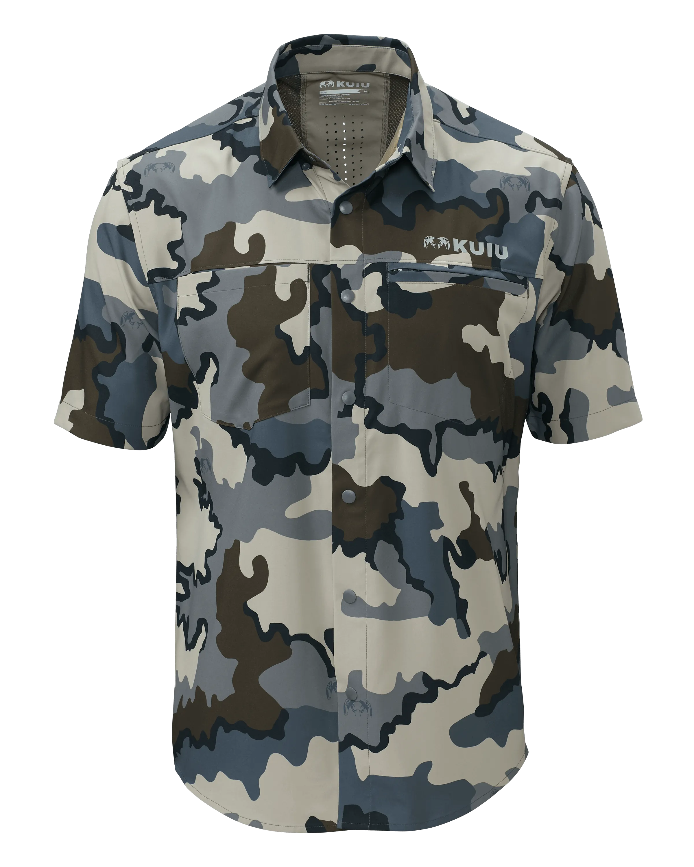 Mesa Vented SS Snap Shirt | Vias