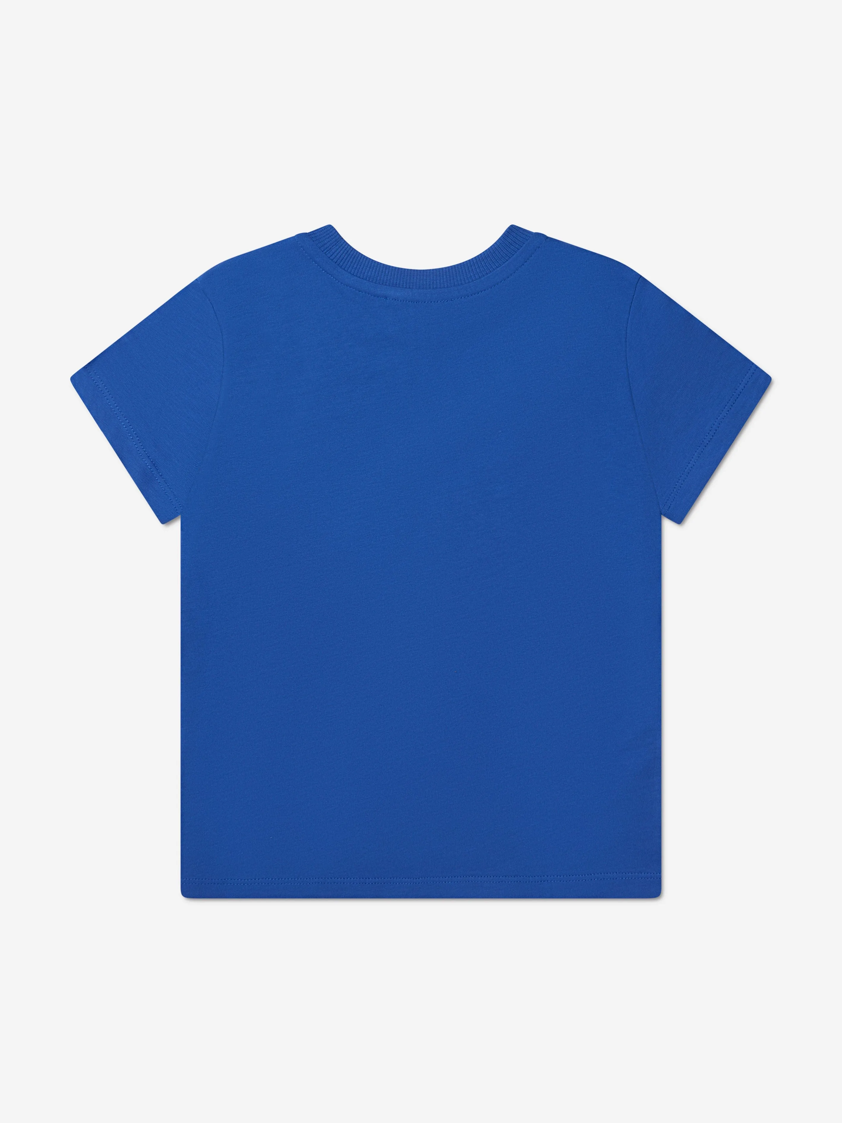 Moschino Boys Teddy Bear Logo T-Shirt in Blue