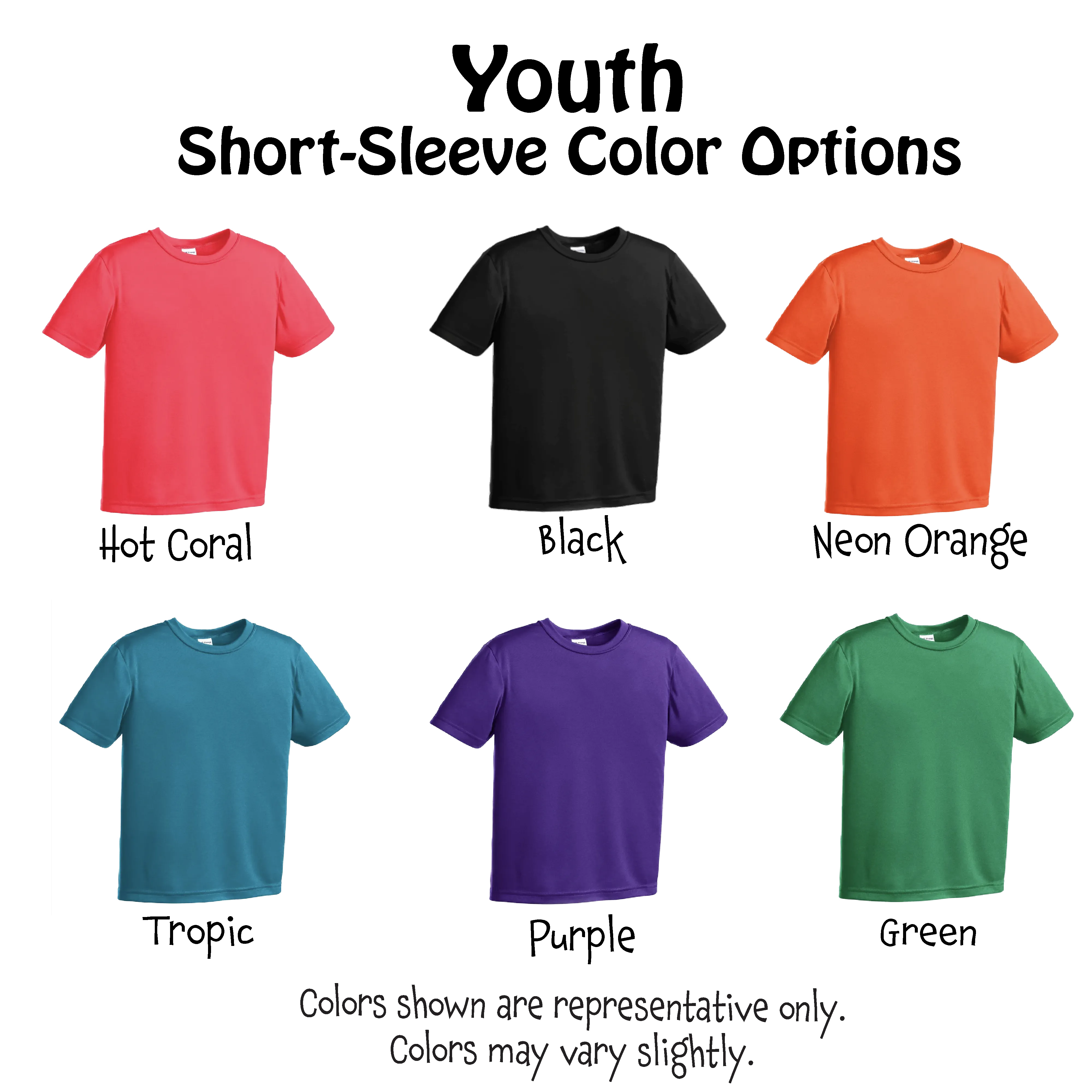 Mountain View Pickleball Club | Youth Short Sleeve Pickleball Shirts | 100% Polyester