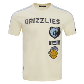 Off White Memphis Grizzlies Retro Classic SJ Striped T-Shirt