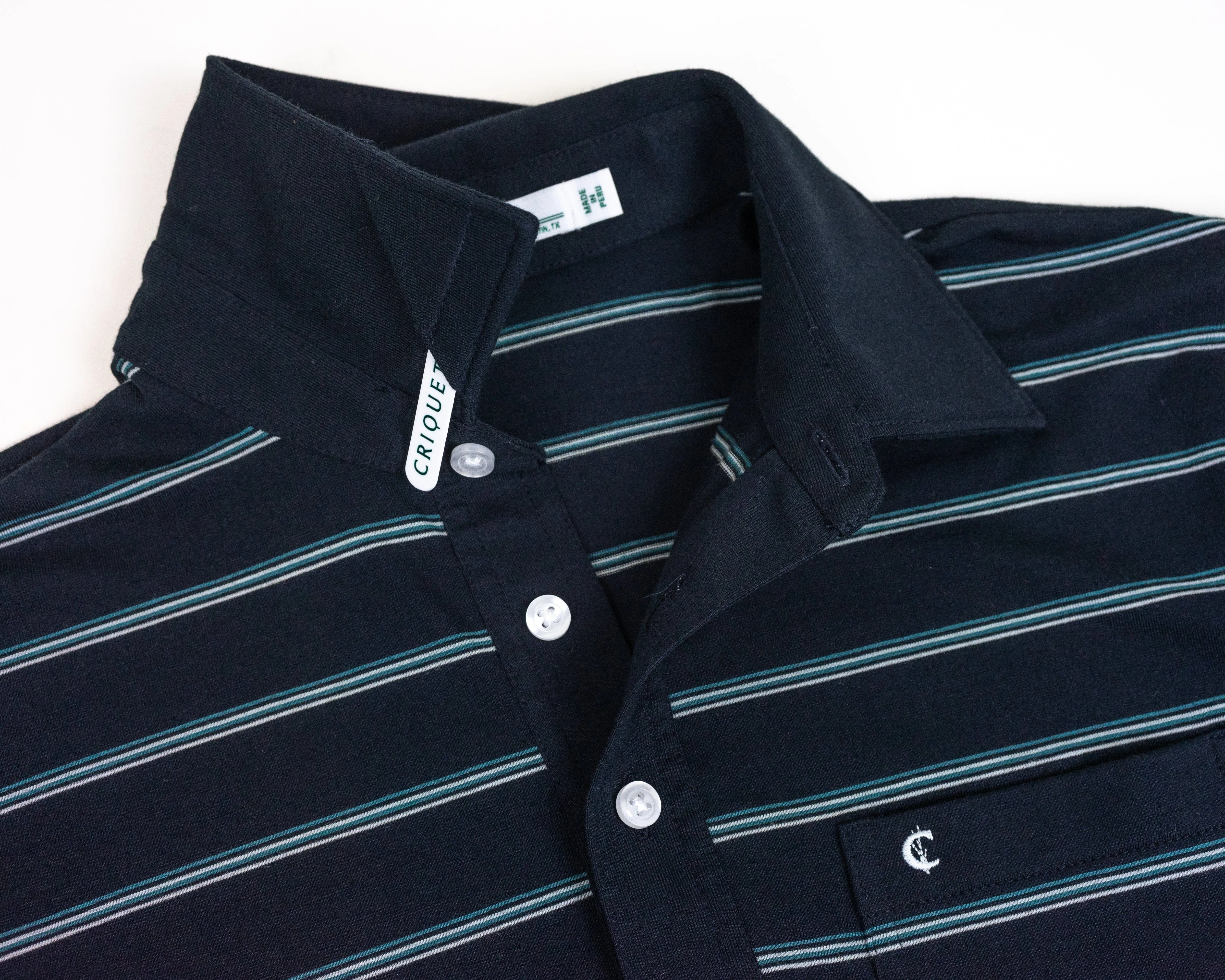 Performance Players Shirt - Cassidy Stripe - Black