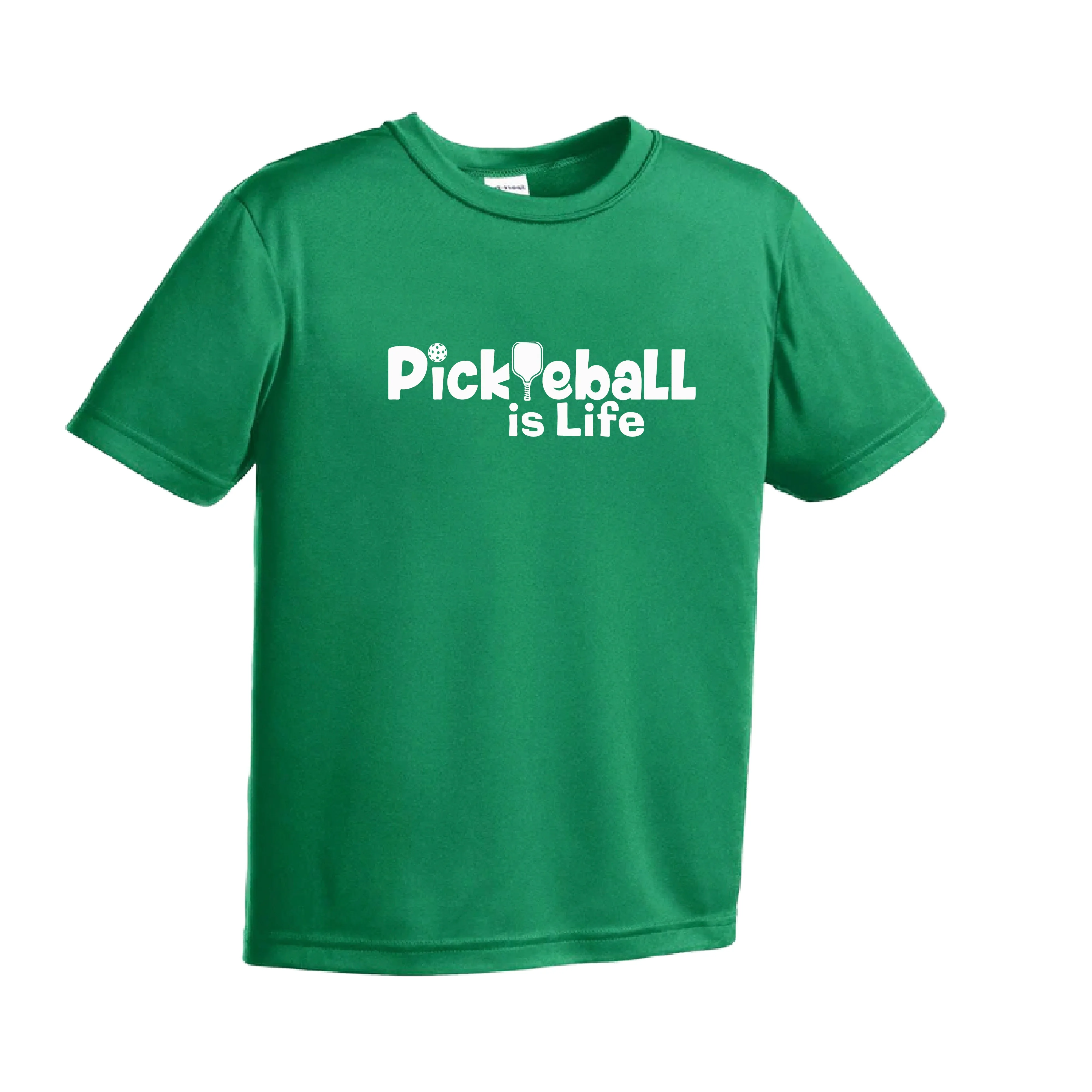 Pickleball is Life | Youth Short Sleeve Pickleball Shirts | 100% Polyester