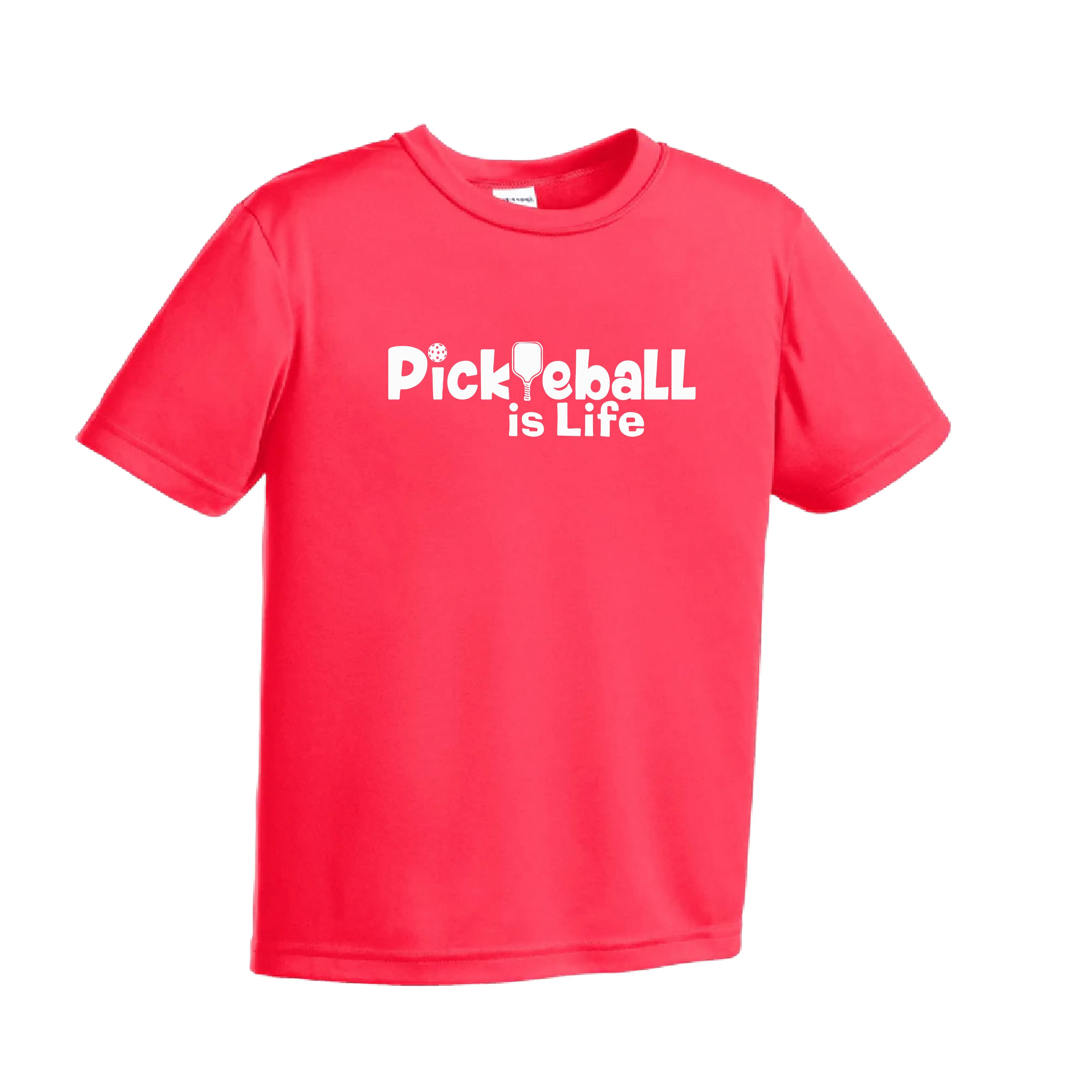 Pickleball is Life | Youth Short Sleeve Pickleball Shirts | 100% Polyester