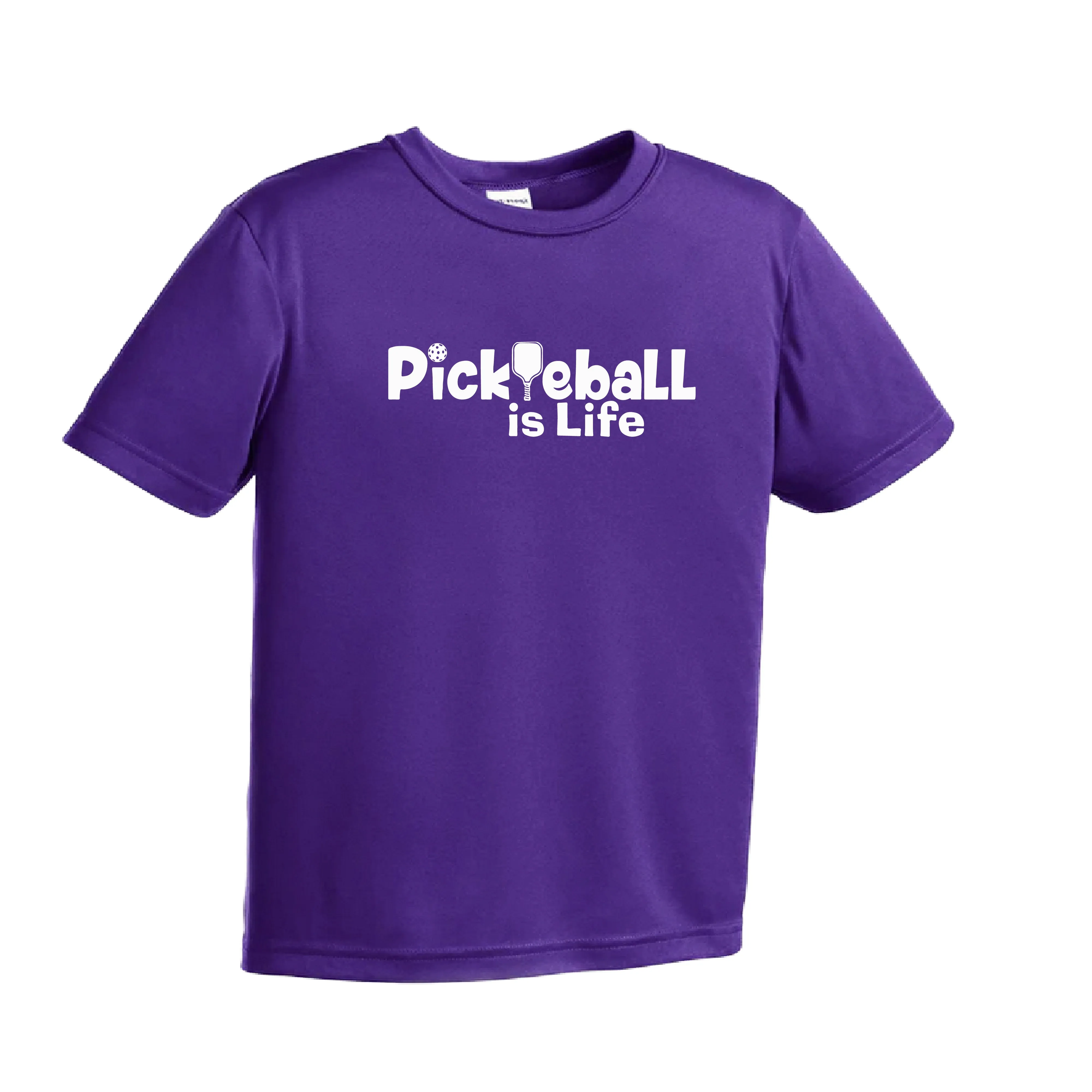 Pickleball is Life | Youth Short Sleeve Pickleball Shirts | 100% Polyester