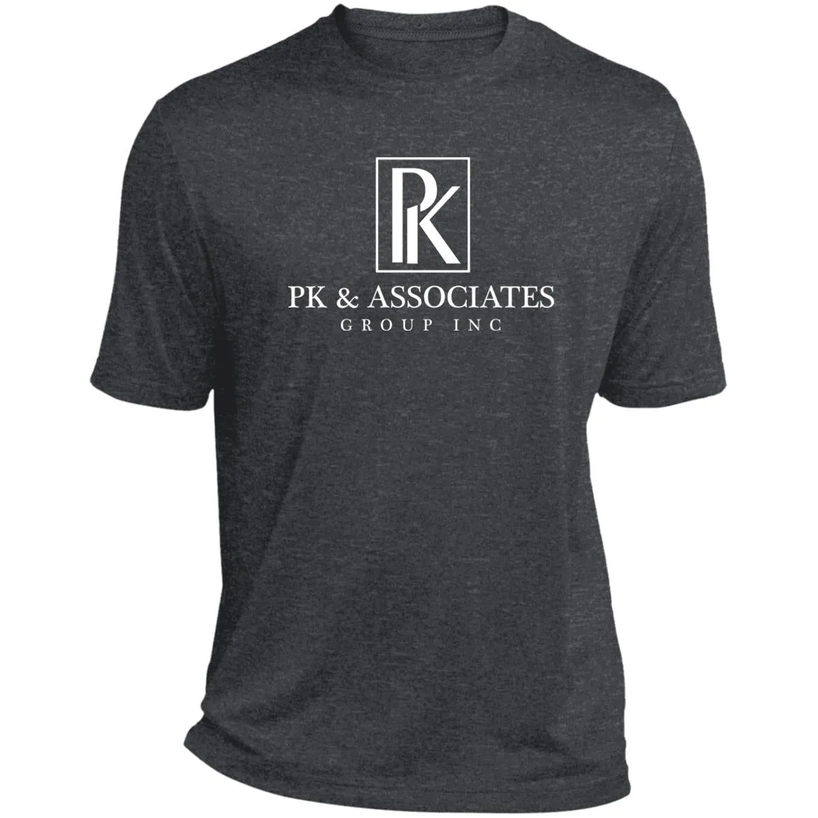 PKassociates PK & Associates Group Heather Performance Tee