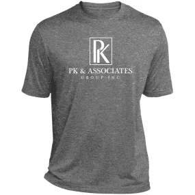 PKassociates PK & Associates Group Heather Performance Tee