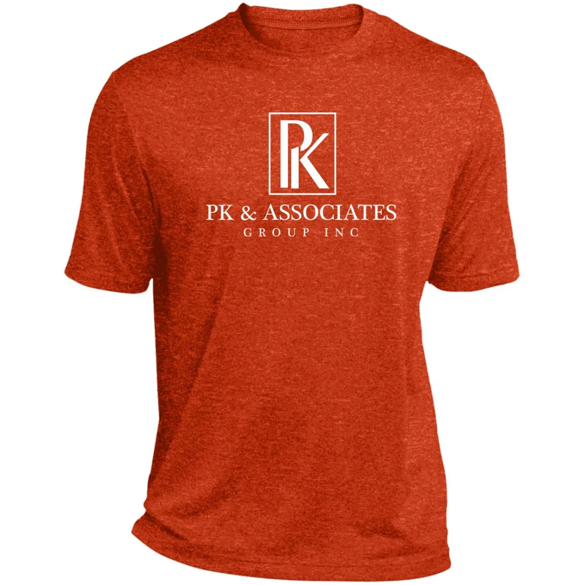 PKassociates PK & Associates Group Heather Performance Tee