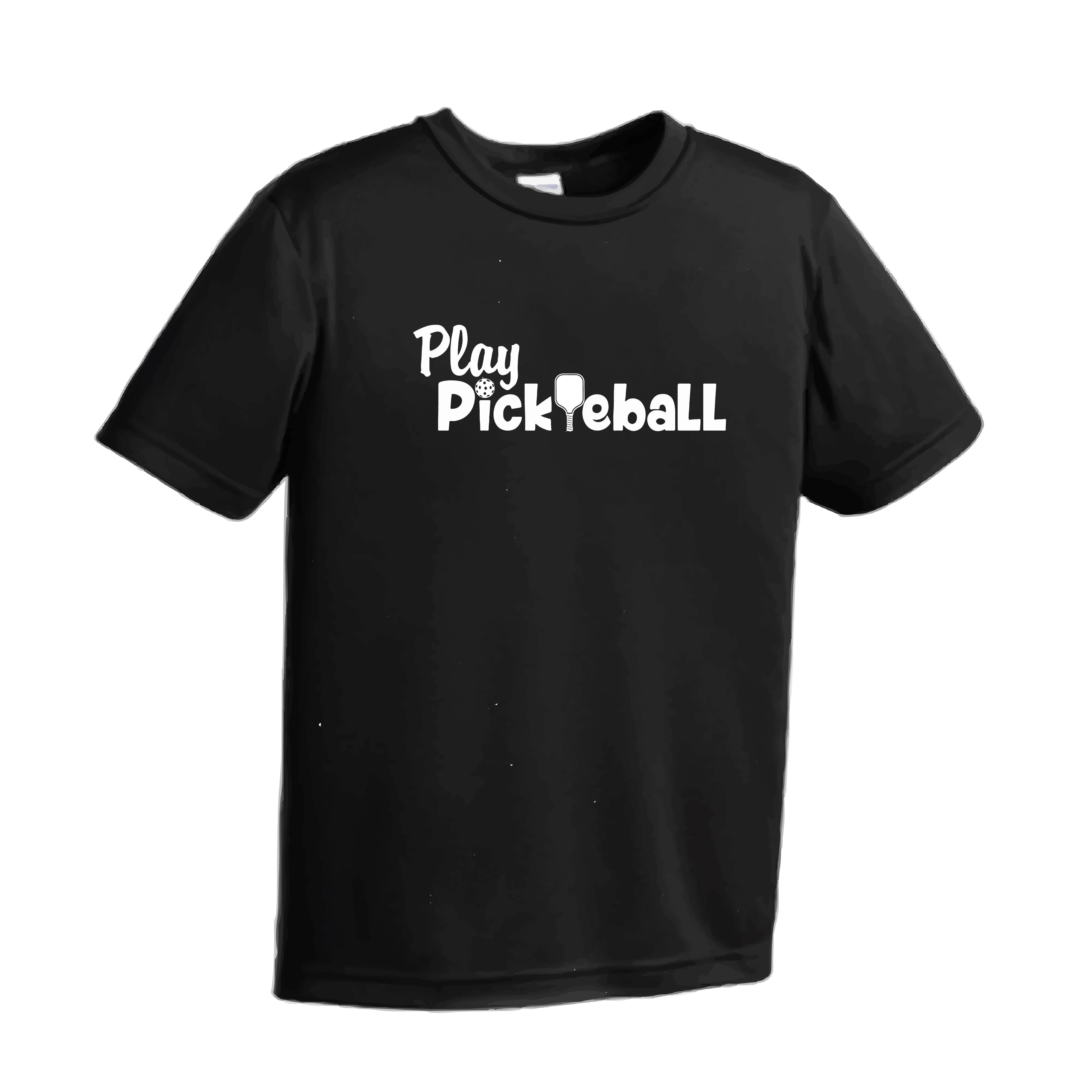 Play Pickleball | Youth Short Sleeve Pickleball Shirts | 100% Polyester