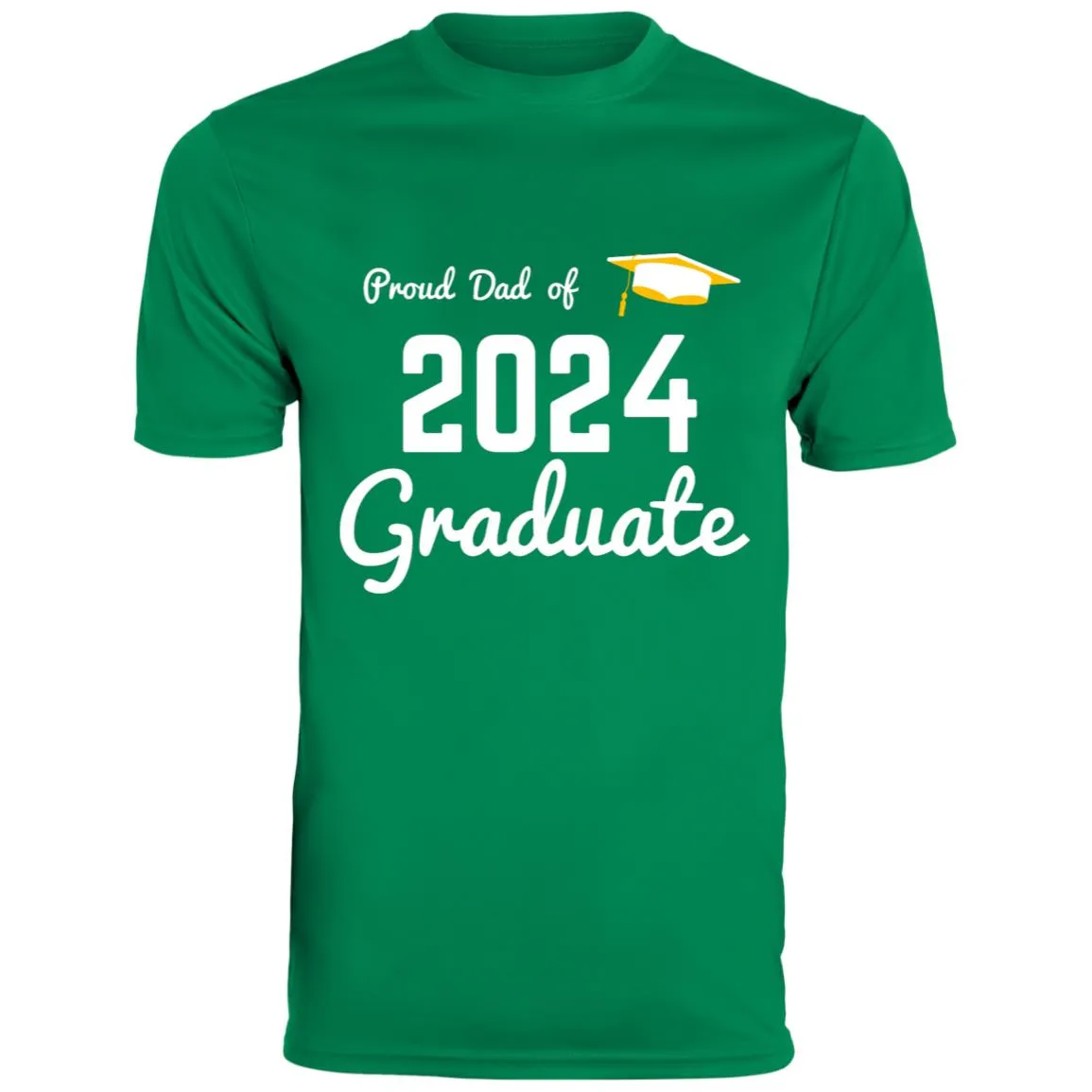 Proud Dad -- Graduate 2024 -- Men's Moisture-Wicking Tee