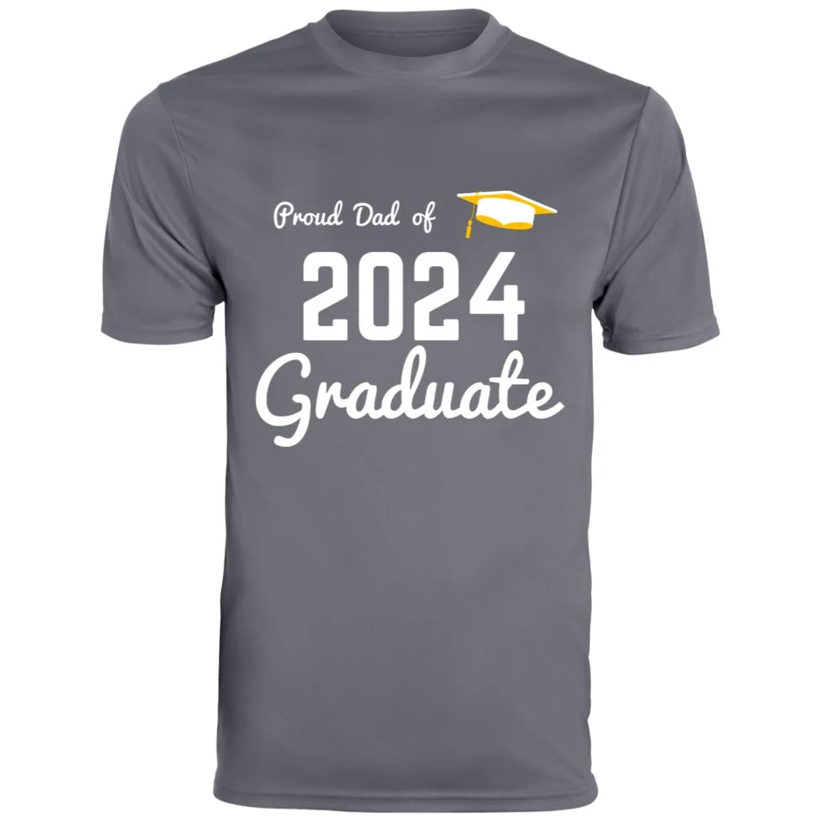 Proud Dad -- Graduate 2024 -- Men's Moisture-Wicking Tee