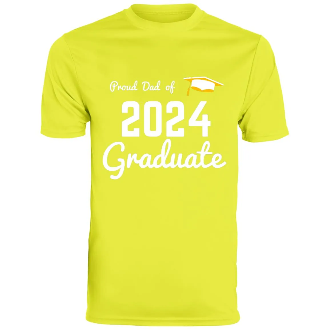 Proud Dad -- Graduate 2024 -- Men's Moisture-Wicking Tee