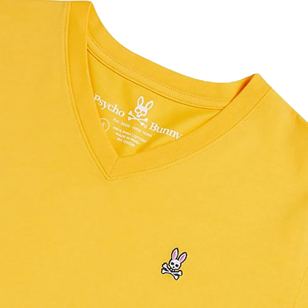 Psycho Bunny Mens Classic V-Neck T-Shirt