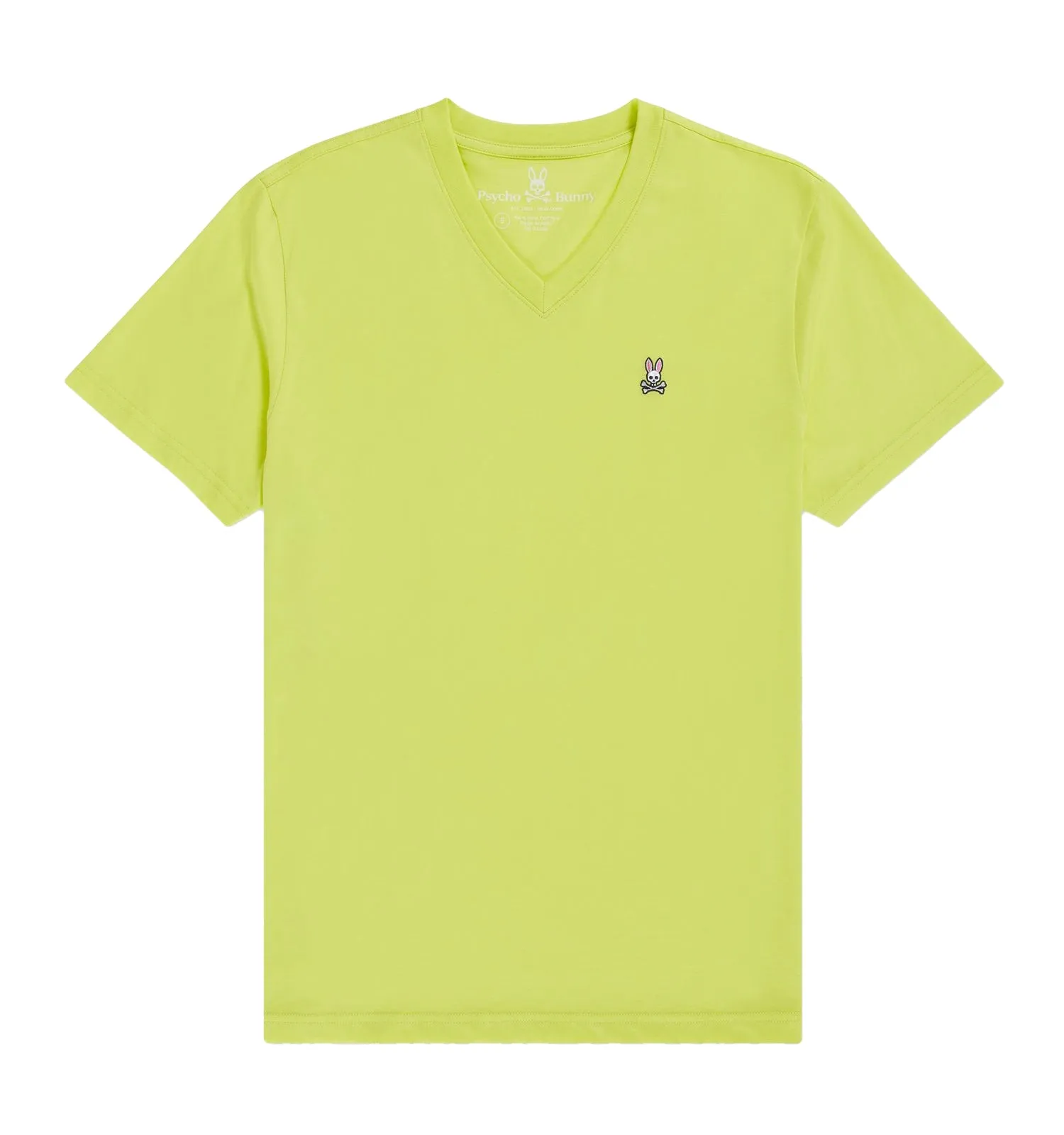 Psycho Bunny Mens Classic V-Neck T-Shirt